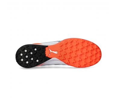 Puma King Match Turf White-Silver-Glowing Red 108835-01