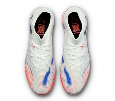 Puma Future 8 Match Turf White-Black-Glowing Red 108597-01