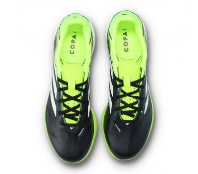 Adidas Copa Pure III League Turf Core Black-White-Lucid Lemon JR2852