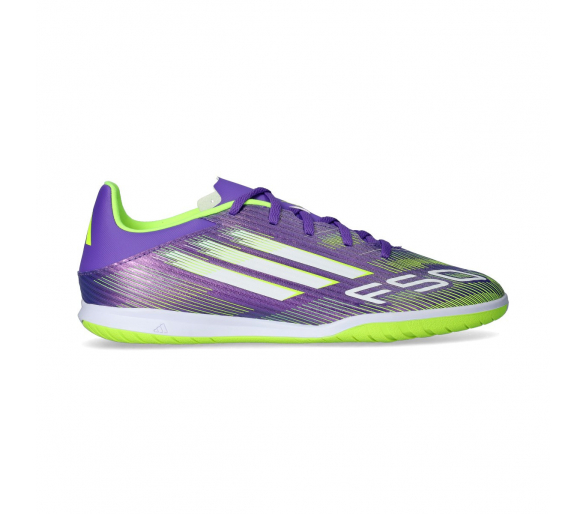 adidas F50 Club In Purple Rush-Ftwr White-Lucid Lemon JI0023