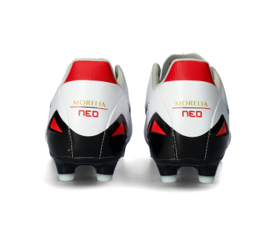 Mizuno Morelia Neo IV Pro FG White-Black-Chinese Red P1GA2534-09