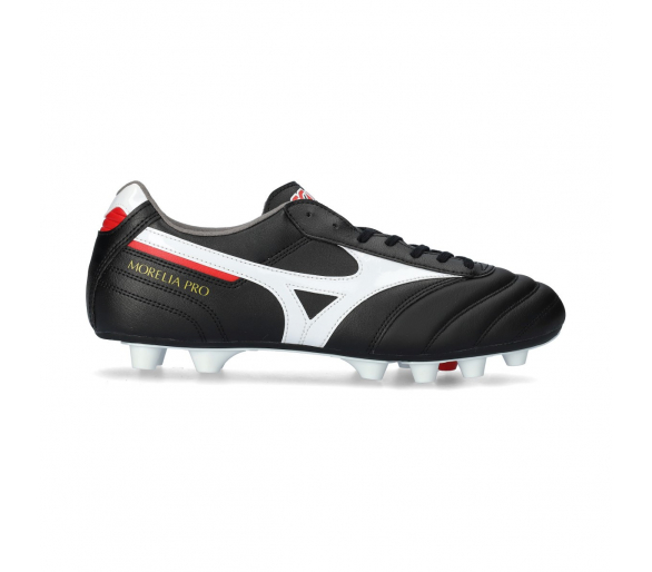 Mizuno Morelia II Pro FG Black-White-Chinese Red P1GA2506-01