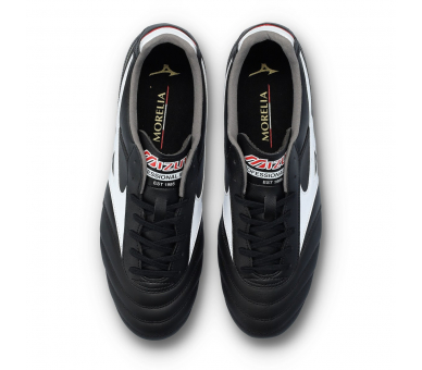 Mizuno Morelia II Pro FG Black-White-Chinese Red P1GA2506-01