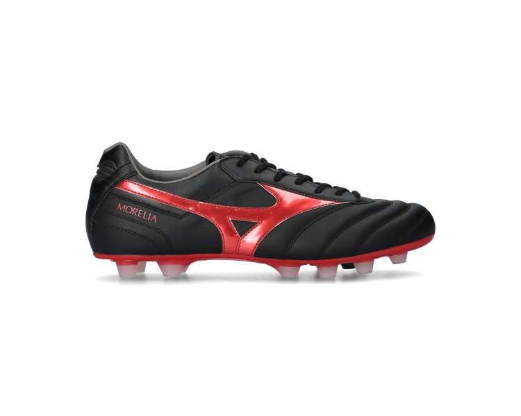 Mizuno Morelia II Elite FG Black-Red-Black P1GA2504-00