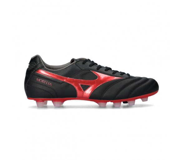 Mizuno Morelia II Elite FG Black-Red-Black P1GA2504-00