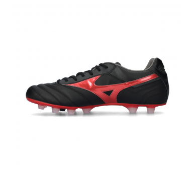 Mizuno Morelia II Elite FG Black-Red-Black P1GA2504-00