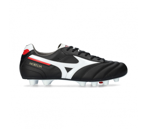 Mizuno Morelia II Elite FG Black-White-Chinese Red P1GA2504-01