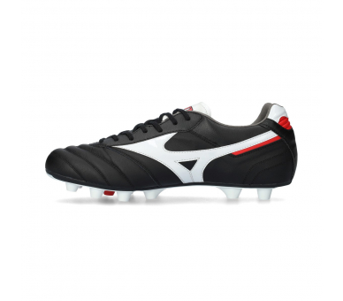 Mizuno Morelia II Elite FG Black-White-Chinese Red P1GA2504-01