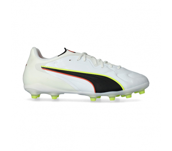 Puma King 20 Pro FG/AG White-Glowing Red-Yellow Alert 108461-01