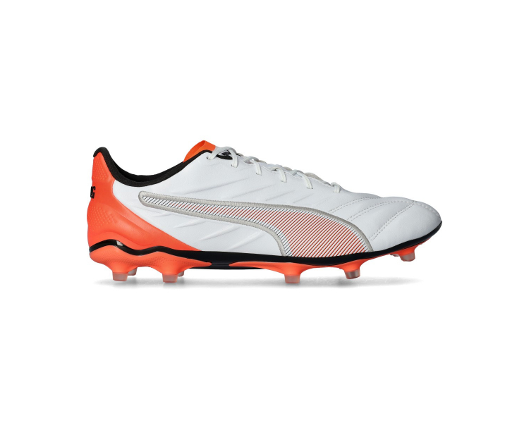 Puma King Pro FG/AG White-Silver-Glowing Red 108828-01