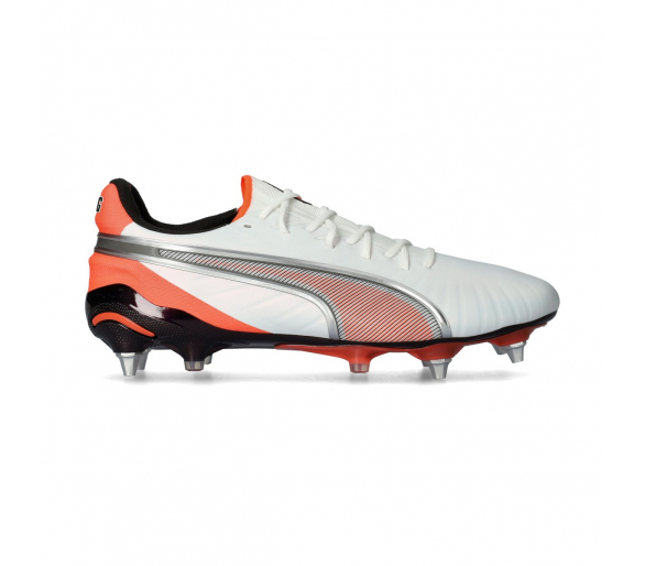 Puma King Ultimate MxSG White-Silver-Glowing Red-Black 108817-01