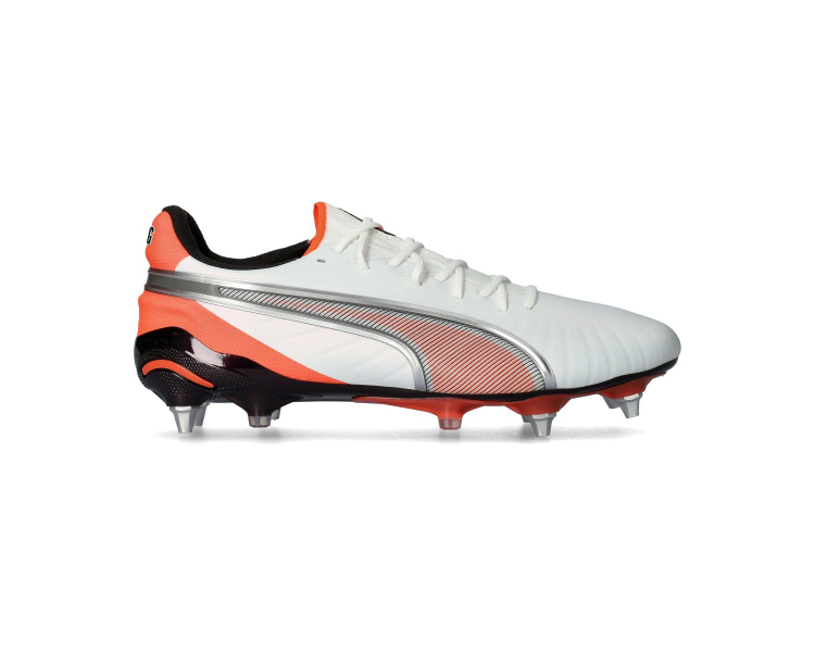 Puma King Ultimate MxSG White-Silver-Glowing Red-Black 108817-01