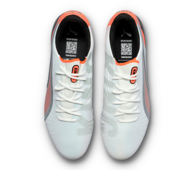 Puma King Ultimate MxSG White-Silver-Glowing Red-Black 108817-01