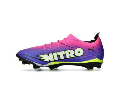 Puma Ultra 6 Carbon Nitro FG Blue-Luminous Pink -Lime Squeeze-White-Black 108742-01