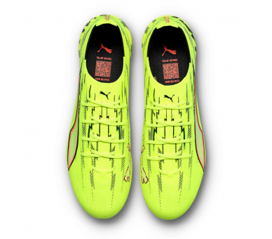 Puma Ultra 6 Ultimate FG Yellow Alert-Black-Silver-Glowing ref. PU_108699-01