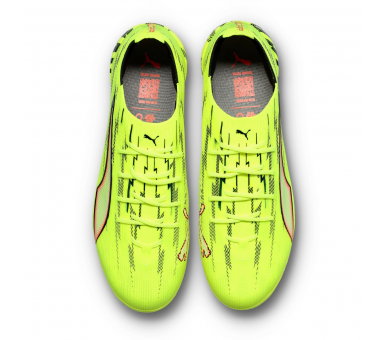 Puma Ultra 6 Ultimate AG Yellow Alert-Black-Silver-Glowing ref. PU_108996-01