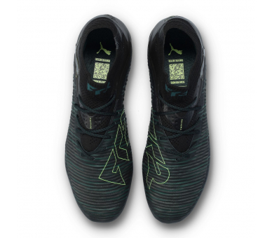 Puma Future 8 Ultimate FG Black-Fizzy Light-Green Terrain ref. PU_108581-02