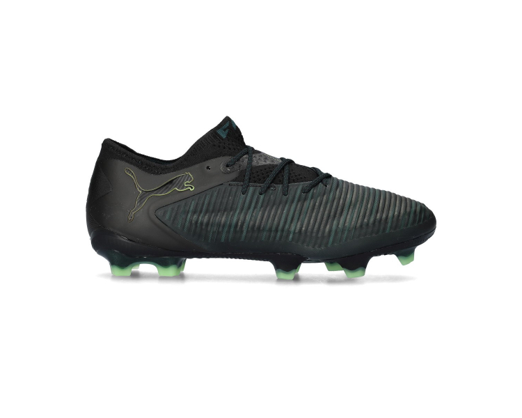 Puma Future 8 Ultimate Low FG Black-Fizzy Light-Green Terrain ref. PU_108586-02