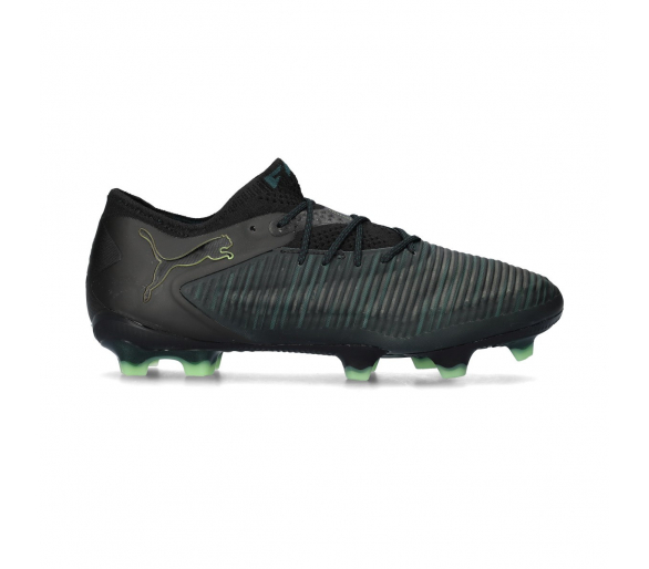 Puma Future 8 Ultimate Low FG Black-Fizzy Light-Green Terrain ref. PU_108586-02