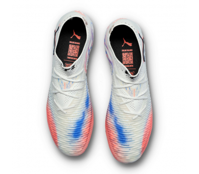 Puma Future 8 Ultimate Low FG White-Black-Glowing Red ref. PU_108586-01