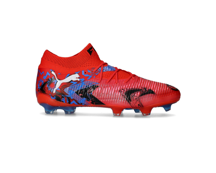 Puma Future 8 Ultimate Playmakers FG Red-Black-Ultra Blue-Pink Pixel ref. PU_108748-01