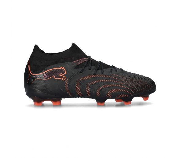 Puma Future 9 Ultimate FG Puma Black-Glowing Red-Strong Gray ref. PU_108883-02