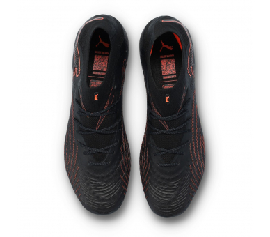 Puma Future 9 Ultimate FG Puma Black-Glowing Red-Strong Gray ref. PU_108883-02