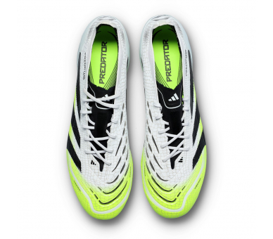 adidas Predator Elite L FG White-Core Black-Lucid Lemon ref. AD_JI1082