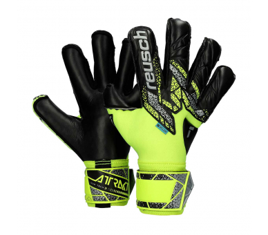 Guantes Reusch Attrakt Duo Evolution Safety yellow-Silver-Black ref. RE_5570055-2025