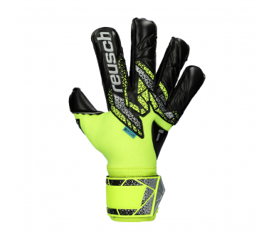 Guantes Reusch Attrakt Duo Evolution Safety yellow-Silver-Black ref. RE_5570055-2025