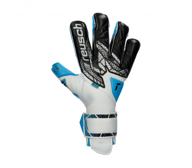Guantes Reusch Attrakt Aqua Evolution White-Black-Aqua blue ref. RE_5570455-1126