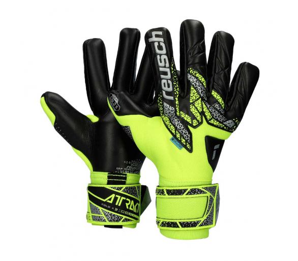 Guantes Reusch Attrakt Gold X Nc Safety yellow-Silver-Black ref. RE_5570955-2025