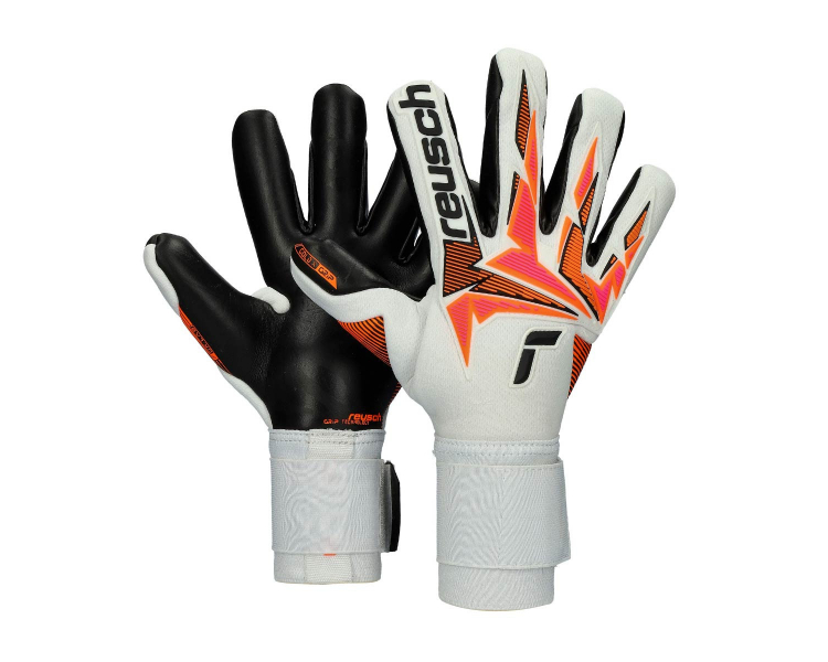 Guantes Reusch Attrakt Gold X sharp blue-white-shocking orange ref. RE_5670965-4126