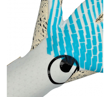 Guantes Uhlsport Fangmaschine Cybertec Supergrip+ Finger Surround White-Ciber cyan ref. UH_10113740-01