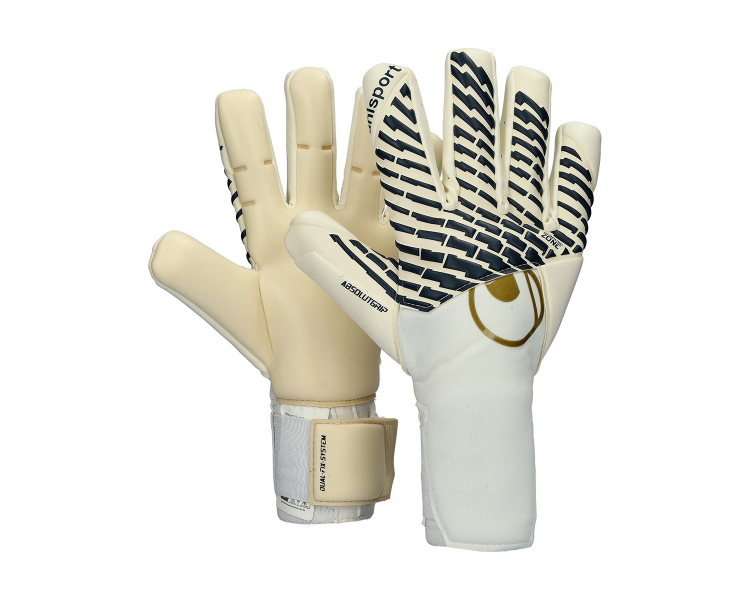 Guantes Uhlsport Fm Premium Edition Absolutgrip Hn White-Navy-Gold ref. UH_1011375021113