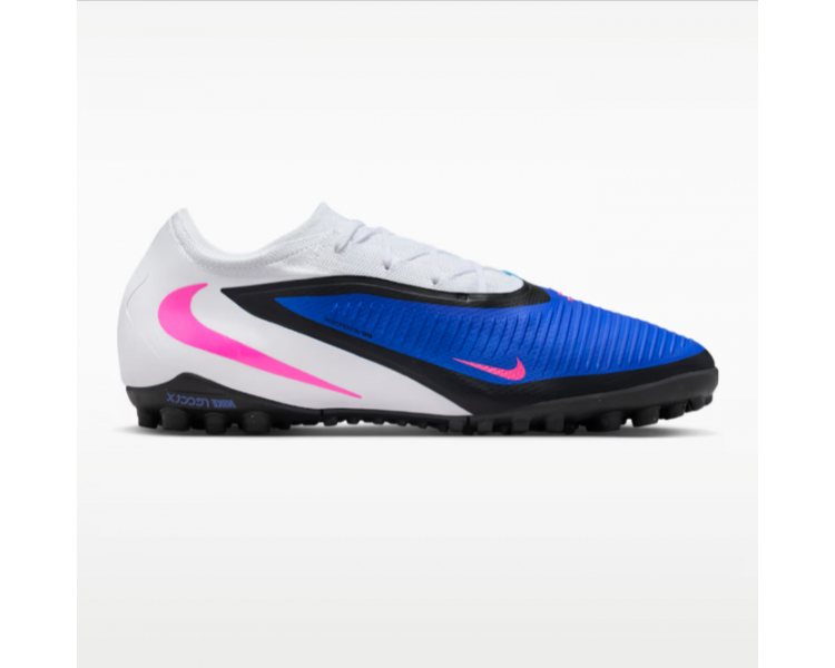 NIKE PHANTOM 6 LOW PRO TURF Azul carrera/Blanco/Avalancha rosa HJ4123-446