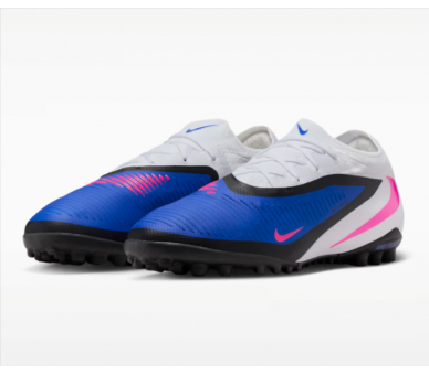 NIKE PHANTOM 6 LOW PRO TURF Azul carrera/Blanco/Avalancha rosa HJ4123-446