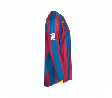 Camiseta Nike FC Barcelona Reissue 2005-2006 Ronaldinho Gym Blue-Desert Maroon-(Tour Yellow) ref. NI_HQ1462-471