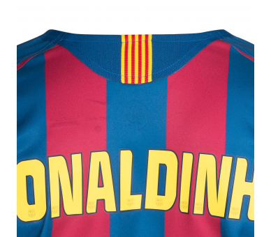 Camiseta Nike FC Barcelona Reissue 2005-2006 Ronaldinho Gym Blue-Desert Maroon-(Tour Yellow) ref. NI_HQ1462-471
