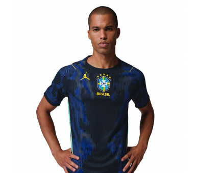 Camiseta Nike Authentic Brasil Segunda Equipación Mundial 2026 Blue-Black ref. NI_IU1074-417