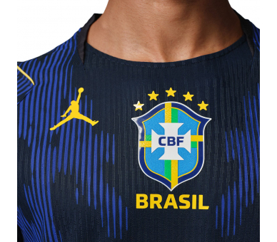 Camiseta Nike Authentic Brasil Segunda Equipación Mundial 2026 Blue-Black ref. NI_IU1074-417