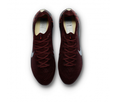 Nike Air Zoom Mercurial Vapor 16 Elite FG Burgundy Crush-Mtlc Silver-Univ Red-Fossil IO8442-661