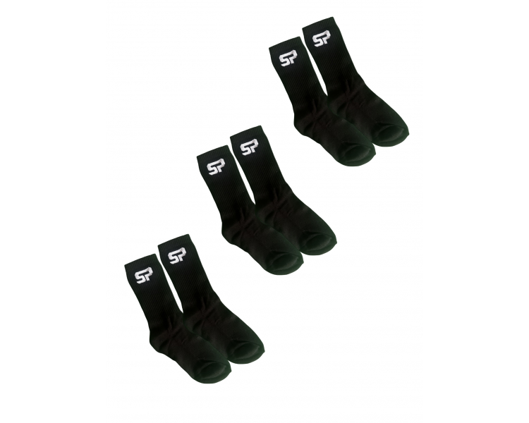PACK SP FÚTBOL x3 CALCETINES 3/4 Negro