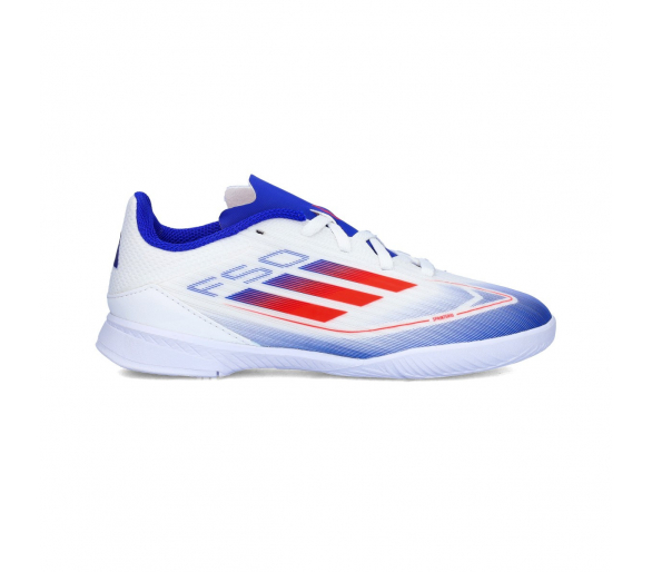 ADIDAS F50 LEAGUE IN NIÑO White-Solar Red-Lucid Blue IF1368