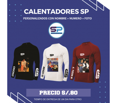 CALENTADOR SP 2024 CON PERSONALIZADO Y FOTO
