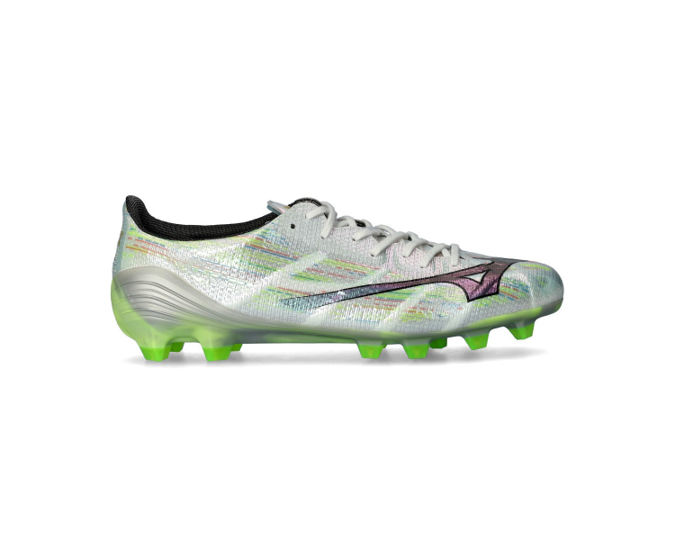 MIZUNO ALPHA II ELITE FG White-Silver Iridiscent-Black P1GA256209