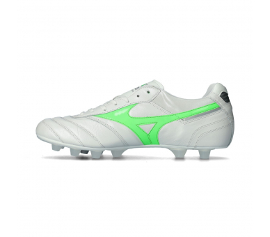 MIZUNO MORELIA II JAPAN FG White-Neon Green-Galaxy Silver P1GA250137