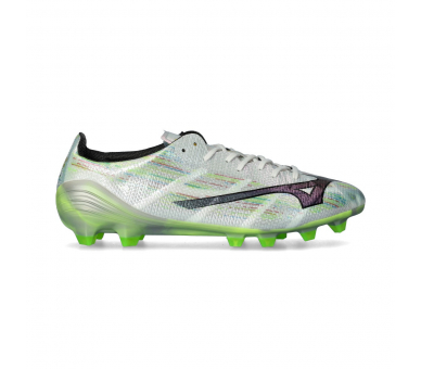 MIZUNO ALPHA II MADE IN JAPAN FG White-Silver Iridiscent-Black P1GA256009