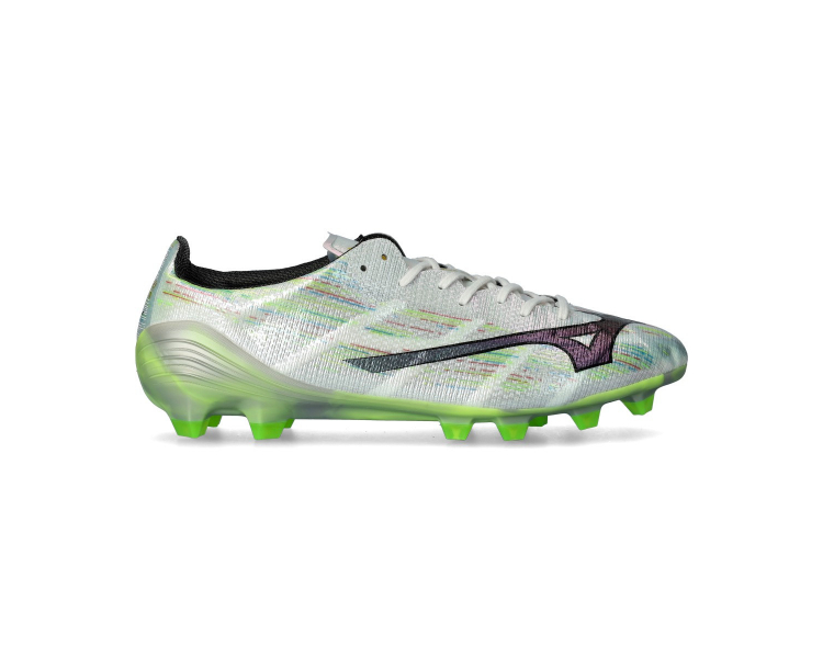 MIZUNO ALPHA II MADE IN JAPAN FG White-Silver Iridiscent-Black P1GA256009