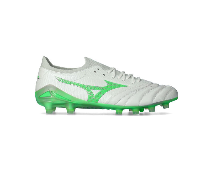 MIZUNO MORELIA NEO IV BETA MADE IN JAPAN FG White-Neon Green-Cool Gray P1GA254037